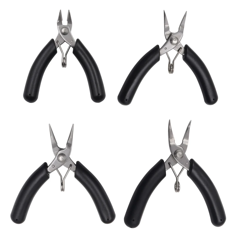 

Mini Teethless Plier with PVC Handle Small Jewelry Plier for Palm Hand Cutter Tool Diagonal/for Sharp/Round/Curved Stain R7UA