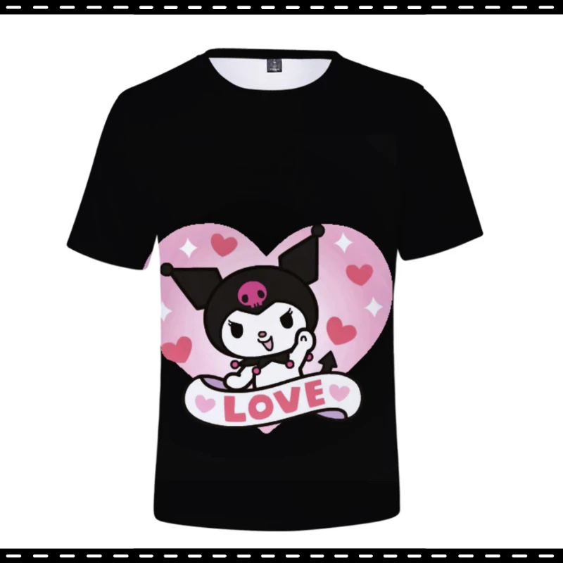 

Anime Periphery Kulome 3D Printing T-Shirt Spring Summer Fashion Casual Teen Loose Thin Short Sleeve Clothes Men Women Gifts