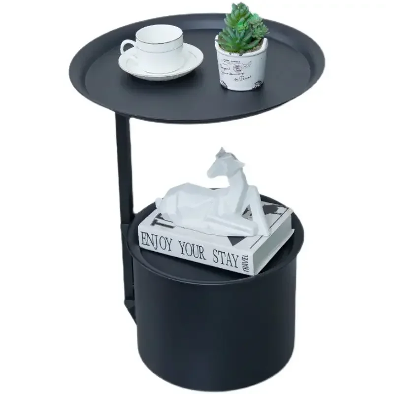 Современный новый многофункциональный двухслойный простой угловой столик для