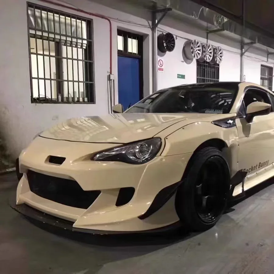Для GT86 BRZ 2012-2019 обновленный ракетный кролик стиль V3 широкий обвес комплект