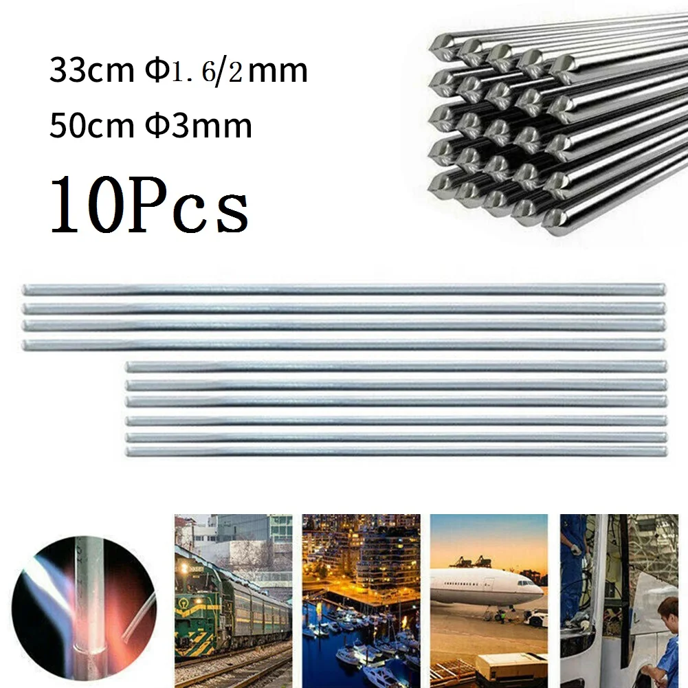 

10Pcs Welding Rods Aluminium Wire Brazing Easy Melt Solder Low Temperature Soldering Tool Welding Rods Cored Wire Hand Tool