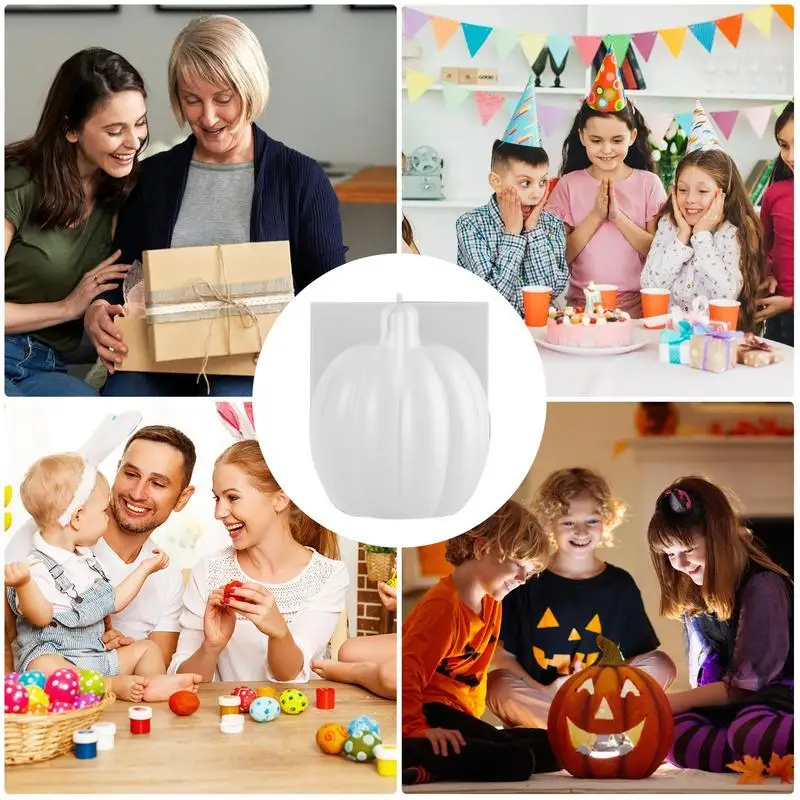 Форма в виде тыквы милая форма форме из смолы искусственная для свечи