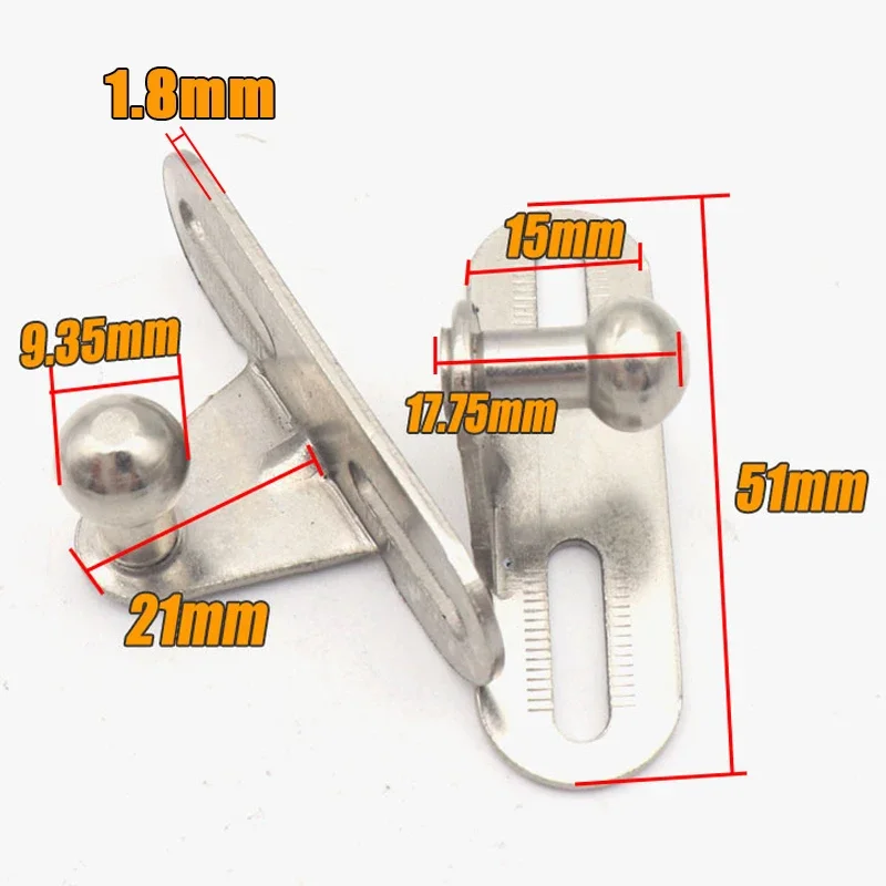 

Автомобильный M6 M8 Ботинок капота Газовая стойка Конец фитинга Шаровой штифт Шарнир Клапан Пружинные держатели Передний задний подъемный опорный стержень Автомобильные аксессуары X2