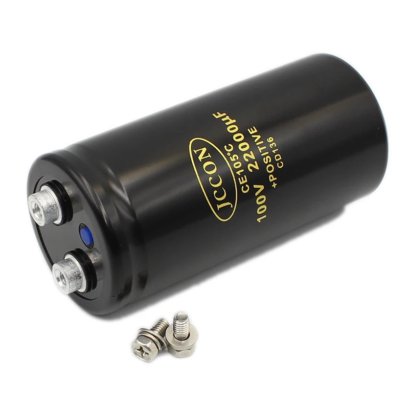 JCCON 100V22000UF 100v 50x105mm MFD алюминиевый болт с винтовым фильтром аудио