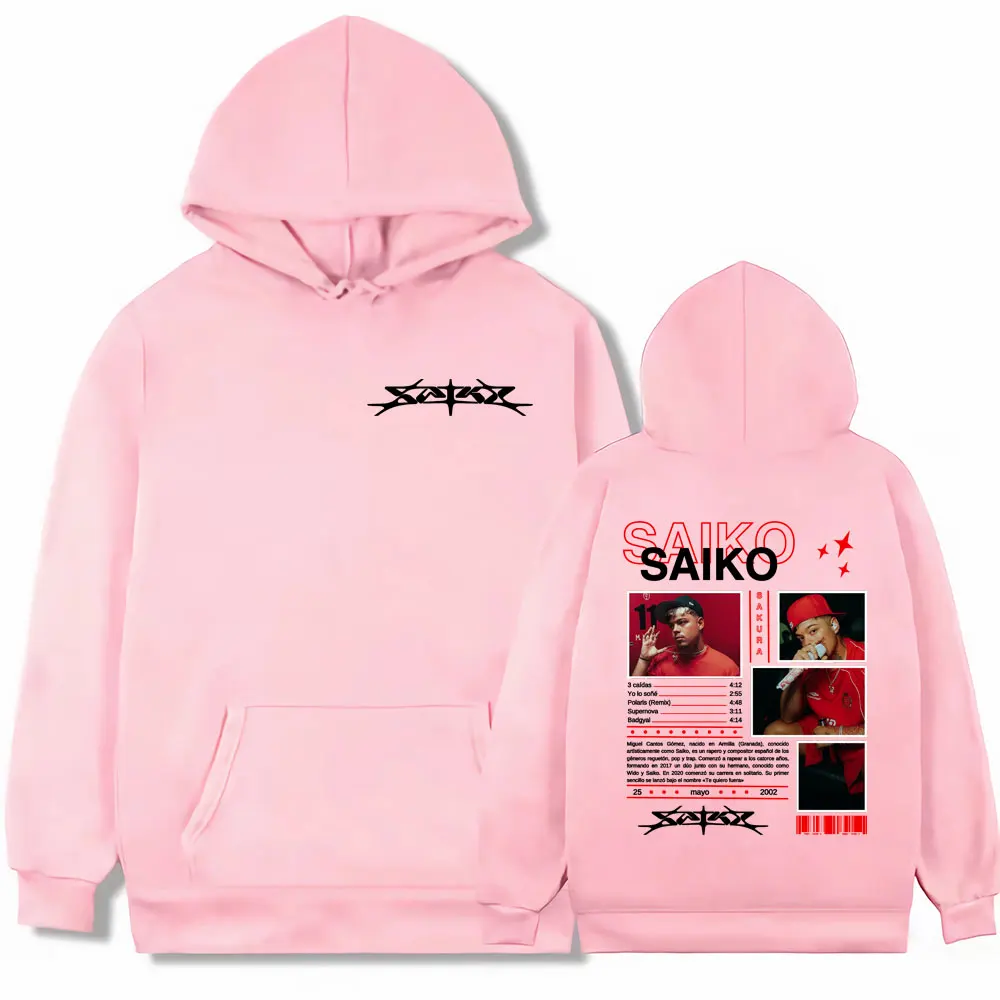 Рэпер SAIKO POL ARIS 2025 Tour толстовка для мужчин и женщин Harajuku модный дизайн пуловеры