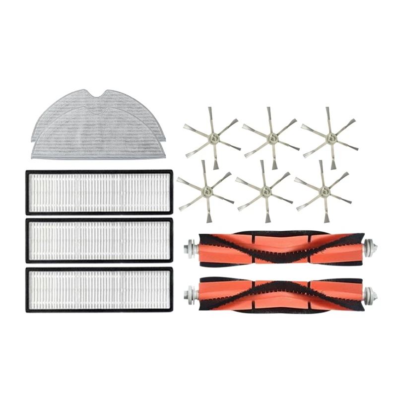 

13Pcs For Xiaomi Mijia 2C Robot Vacuum Cleaner Accessories Main Side Brush Mops Cloths Filters Replacement Spare Parts