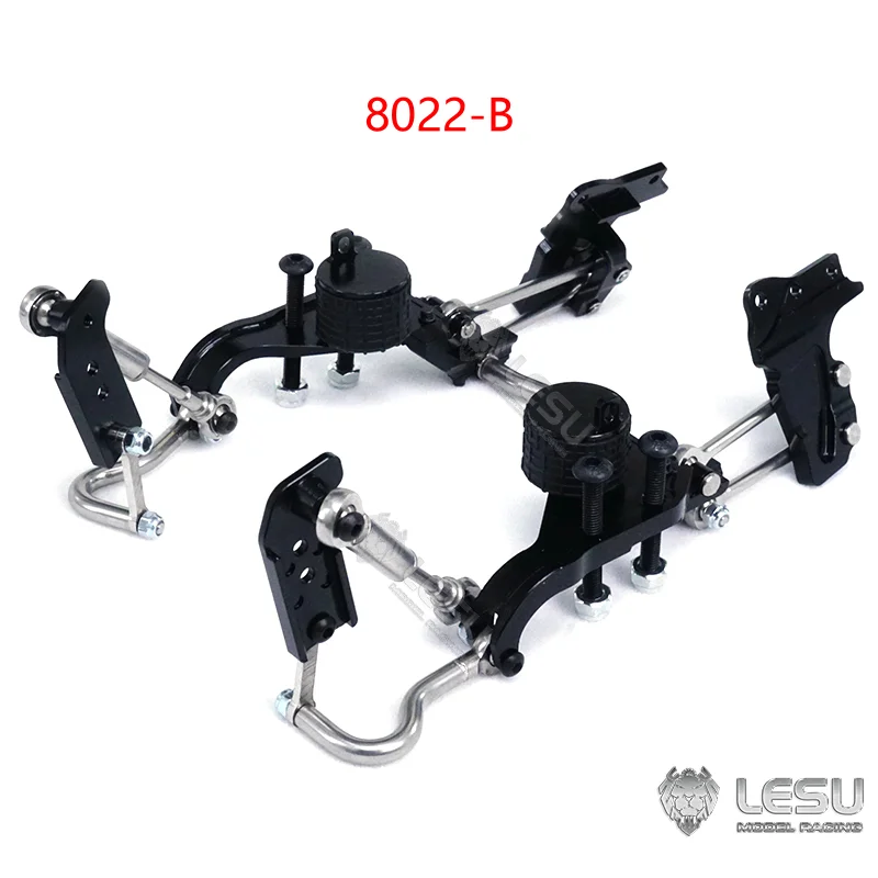 

LESU Metal Air Bag Suspension Of Front Through Axles Front Axles for 1/14 DIY Tamiyaya RC Tractor Truck Toys Accessories