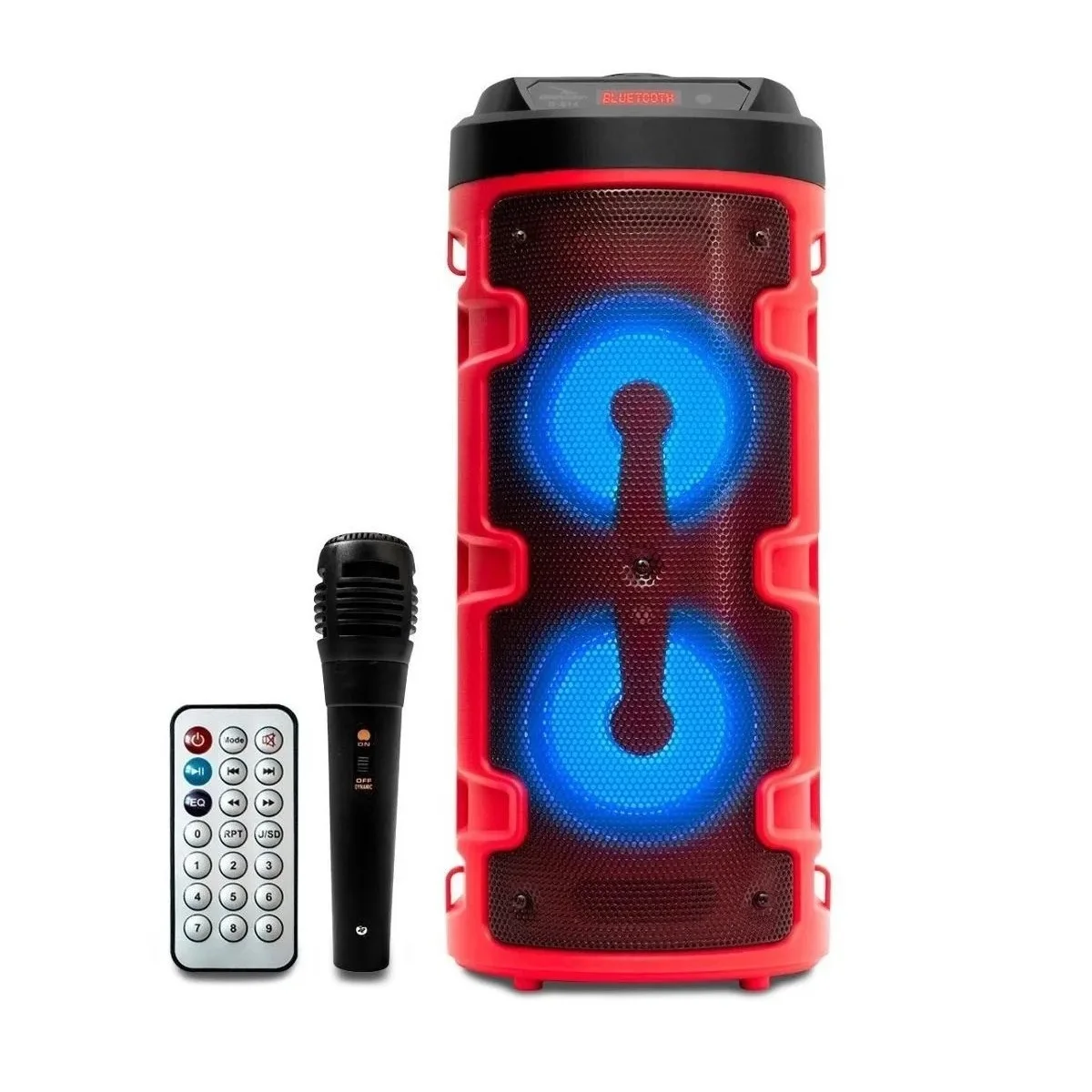 

Caixa de Som Grasep Portatil Bluetooth Microfon Controle S14