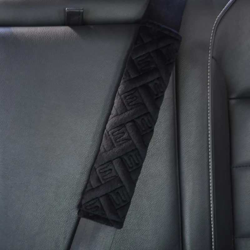 

2pcs Seat Belt Covers Soft Velvet Car Shoulder Pad for Adults Youth Kids - Car, Truck, SUV, Airplane,Camera Backpack Straps