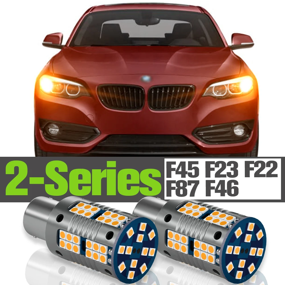 

2x LED Turn Signal Light Accessories Lamp For BMW 2-Series F45 F23 F22 F87 F46