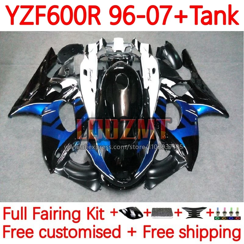 

Body For YAMAHA Thundercat YZF600R Blue black 96 97 98 99 00 01 YZF 600R YZF-600R 2002 2003 2004 2005 2006 2007 Fairing 42No.36