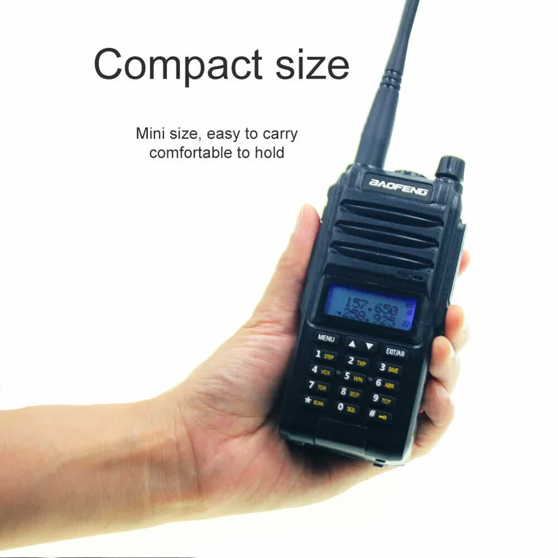 Baofeng BF-A58S Tri Band IP57 Waterproof Walkie Talkie 136-174/200-260/400-520MHz 128 Channel Portable Two Way Radio Transceiver
