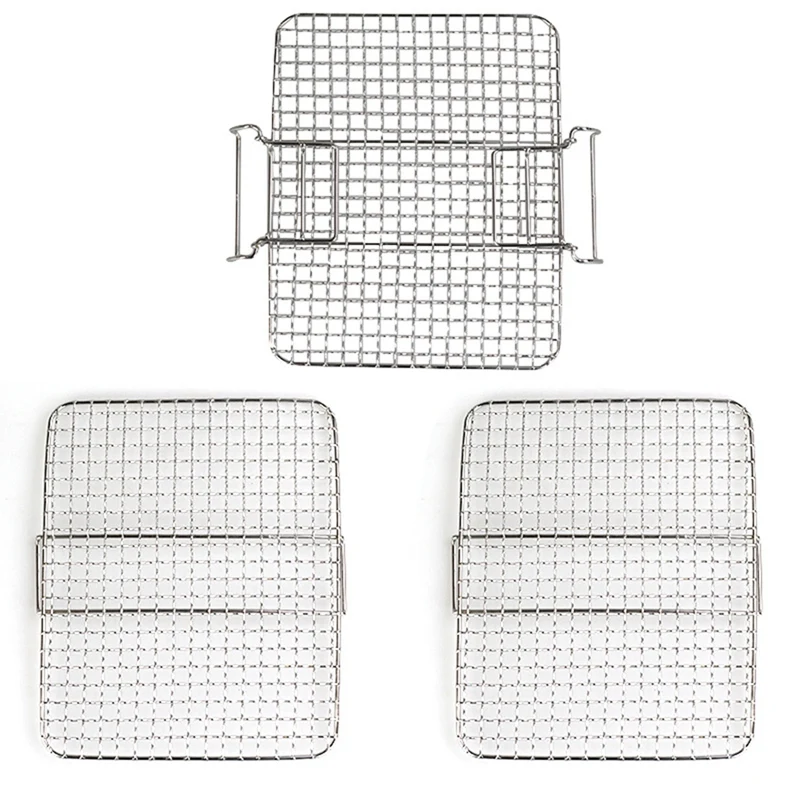 

Hot Air Fryer Rack For Ninja Foodi Grill XL, Food Dehydrator Rack Toast Grill Air Fryer Accessories For Ninja FG551 IG651