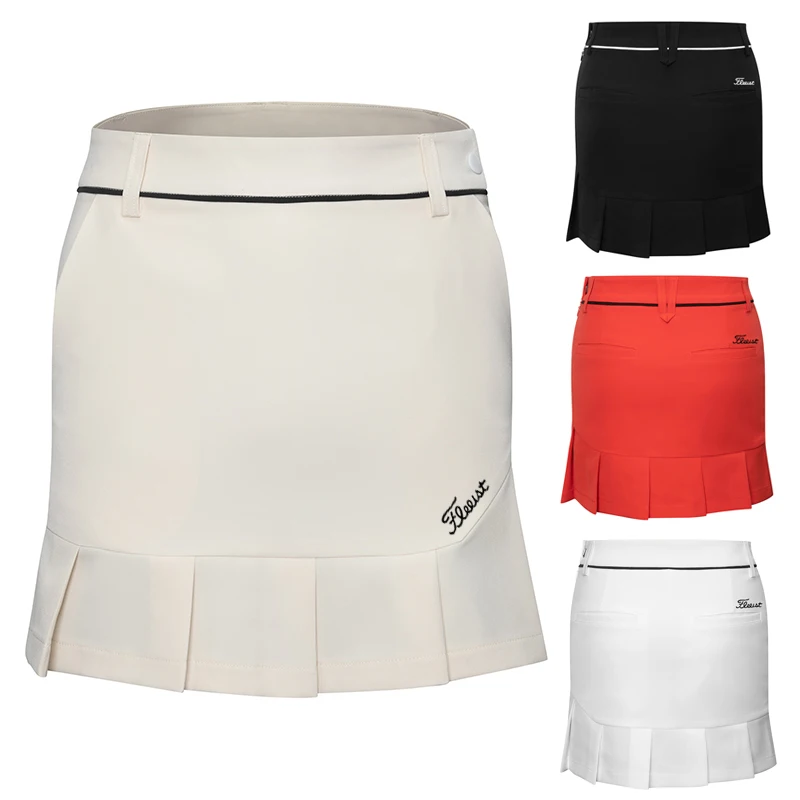 

Golf skirt summer short skirt pleated skirt thin anti light breathable skirt pants golf clothes women's wear