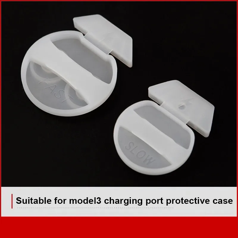 

Suitable for Tesla Model 3 National Standard European Standard American Standard Charging Port Dust Plug Silicone Cover Pr