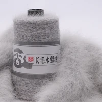 50g wool mink wool long hair mink wool 16s2 hand woven medium coarse wool cashmere scarf