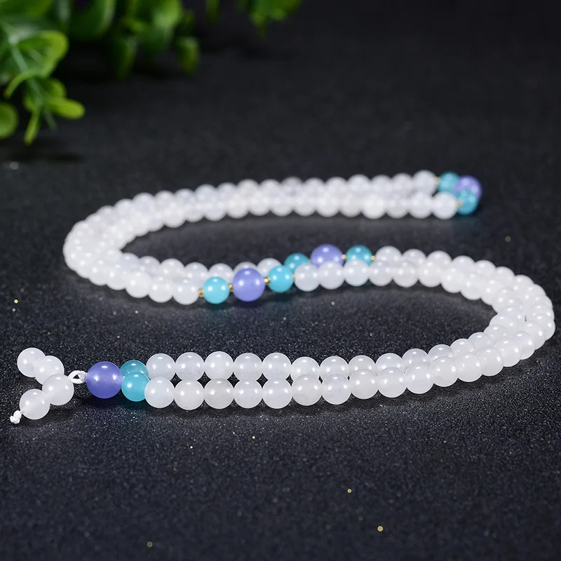 

Женский многослойный браслет из натурального нефрита и нефрита