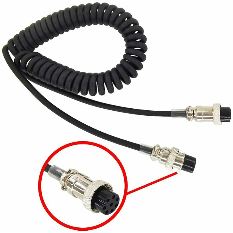 

8 Pin Female Mic Microphone Cable Cord For Kenwood Transceiver Radio MC-60A MC-90 MC-60 High Quality