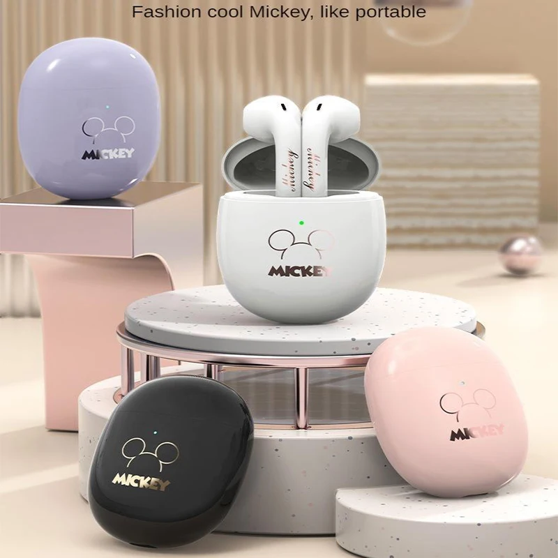 

Disney Mickey TWS 5.0 Ourdoor Sport Earphone Waterproof Deep Bass Wireless Headphones Active Noise Cancelling Bluetooth Earphone