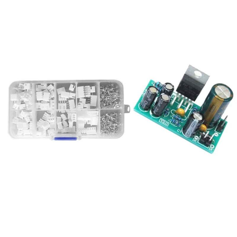 

250Pcs XH 2.54Mm Terminal Housing Header Wire Connector With TDA2030A Electronic Audio Power Amplifier Board Module