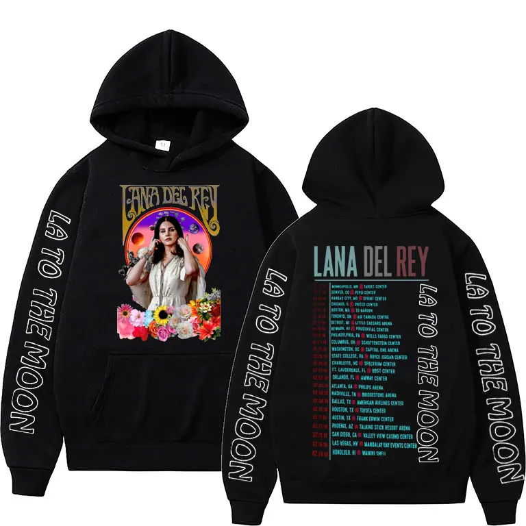 

Lana Del Rey 90s Vintage Graphics Hoodie Women Men Hip Hop Sweatshirt Woman Cool Oversized Tracksuit Unisex Harajuku Sportswear