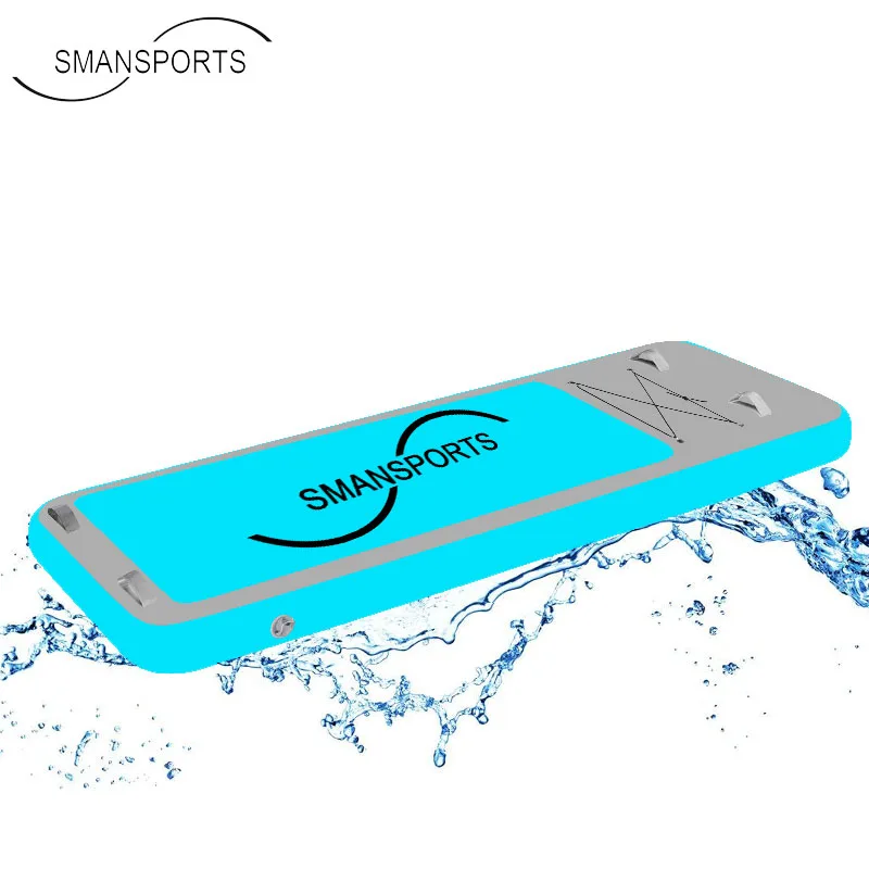 

inflatable yoga mats aqua fitness mats with drop stsich and pvc material on water