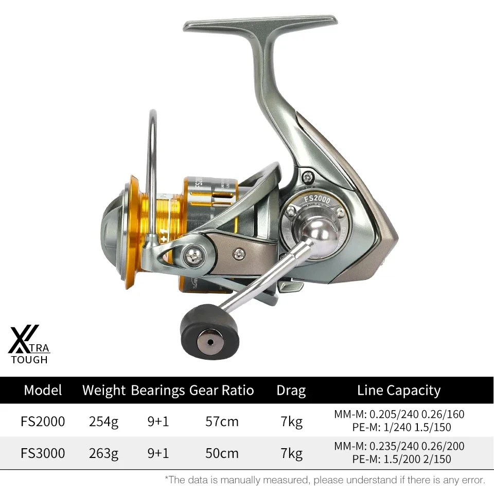 TSURINOYA Спиннинговая катушка FS 2000 3000