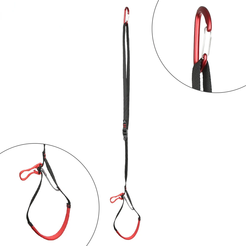 

Camping Climbing Pedal Rock Climbing Belt Webbing Climbing Foot Ring Outdoor Ascender Professional Climber Lifting Equipment