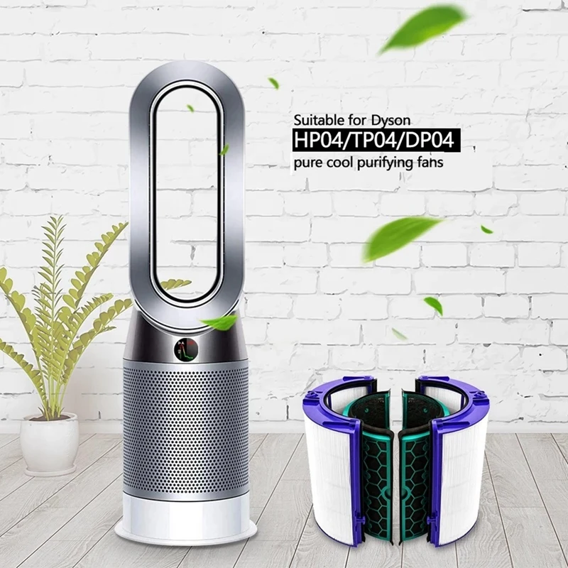 1 пара фильтров для очистителя Dyson HP04 HP05 TP04 TP05 DP04 HEPA сменный фильтр из углеродной