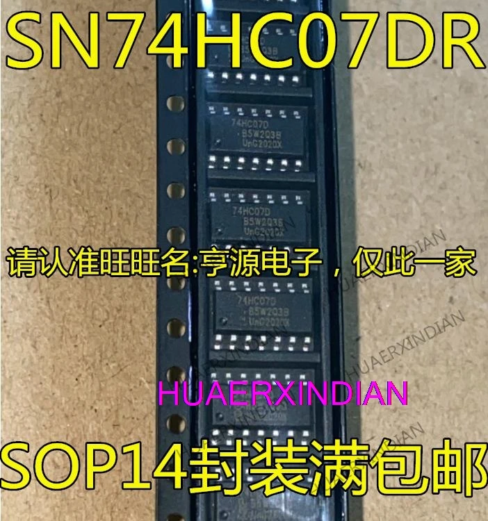 10 шт. SN74HC07DR 74HC07D SOP14