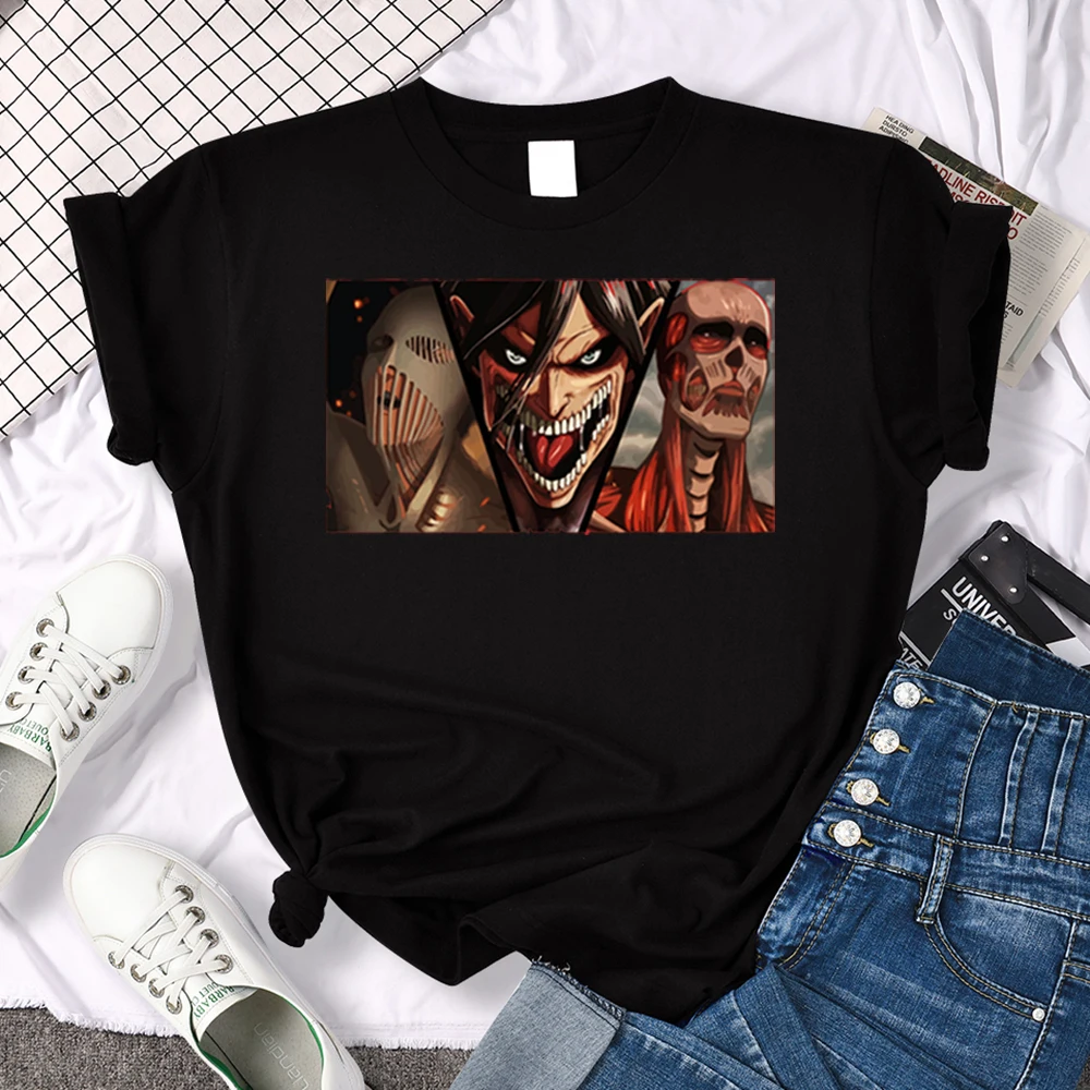 

Attack on Japanese Anime Printed Women T-shirt Tops O-Neck Tshirts Women Streetwear Clothes T Shirt Womens Harajuku Pattern Tees