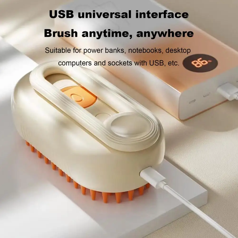 Паровая щетка для выпадения домашних животных 4-в-1 распылительная тумана с