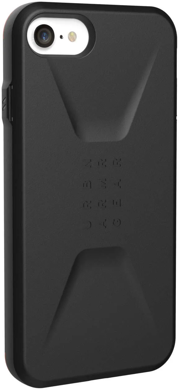 Чехол Urban Armor Gear (UAG) Civilian Series для iPhone SE 2020/8/7 цвет Черный | Мобильные телефоны и