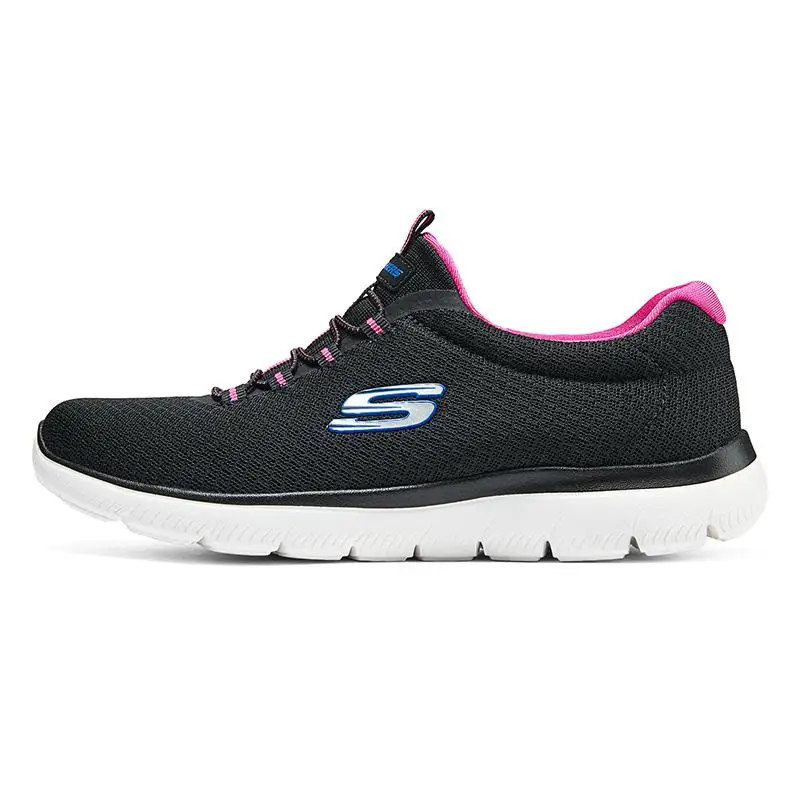 Skechers 12980-BKHP 2026 Новые женские кроссовки для ходьбы, черно-розовые, сетчатые, легкие, повседневные, модель Beat Peer (art.: 3920dc4a77726) - 3920dc4a77726