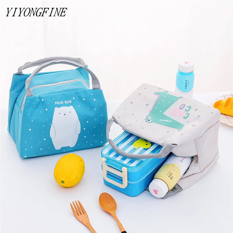 

Женская сумка, сумка-холодильник для льда, сумки для пикника, изолированная Термосумка для ланча, детская школьная сумка для хранения еды