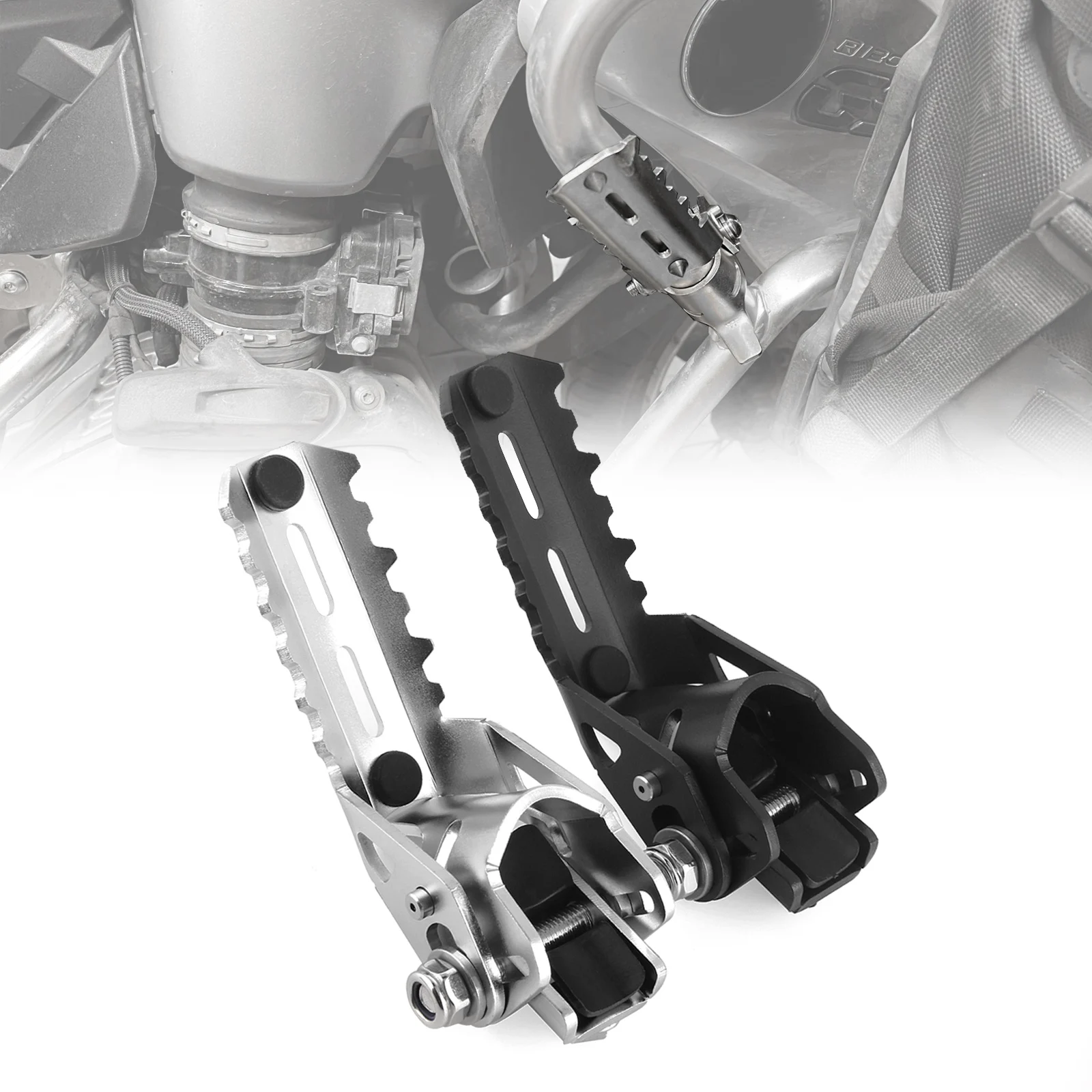 

Motorcycle Highway Front Foot Pegs Folding Footrests Clamps 22mm 25mm For BMW R1250GS LC R 1200 R1200 GS adv adventure