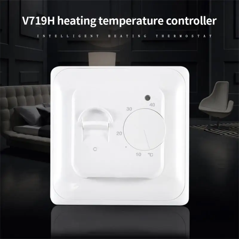 

1pc Electric Floor Heating Room Thermostat Manual Warm Floor Cable Use Termostat 220V 16A Temperature Controller Instrument