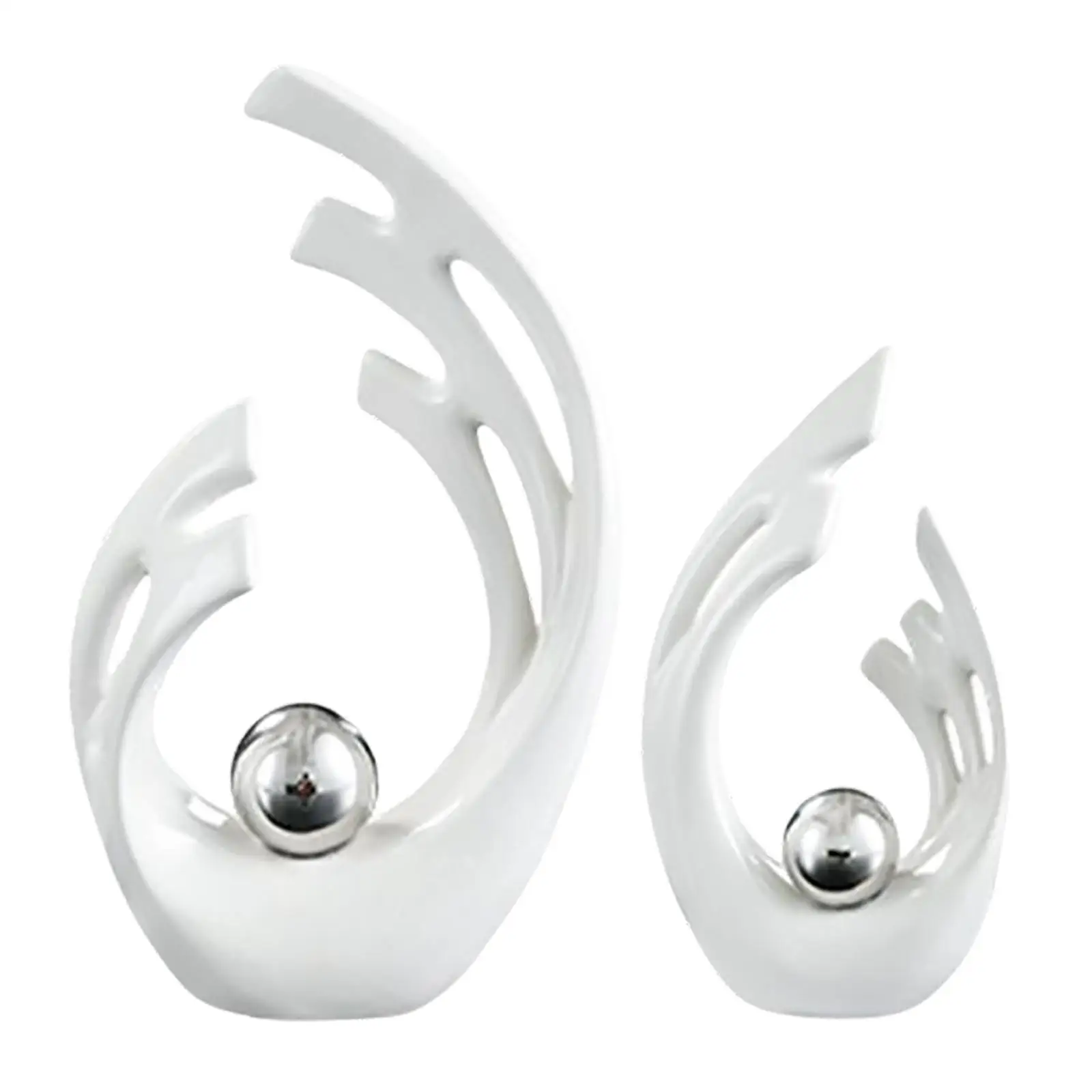 

Abstract Sculpture Minimalist Figurine Home Display Bookshelf Wine Cabinet Tabletop Statues Tale Centerpiece Decor Decorations