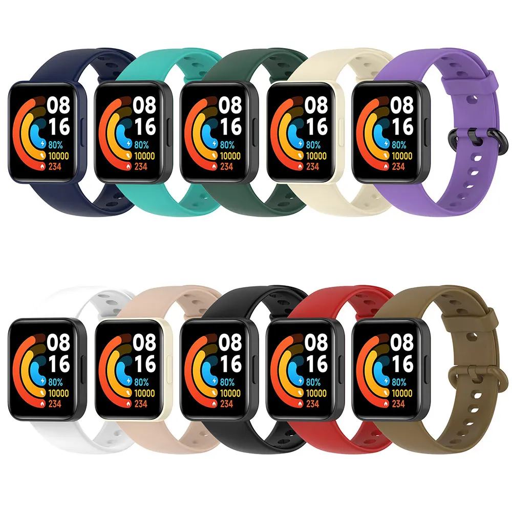 Фото Ремешок для часов + чехол для Redmi Watch 2, ремешок для смарт-часов, браслет для Xiaomi Mi Watch 2 Lite, защитный чехол, пленка для часов №2