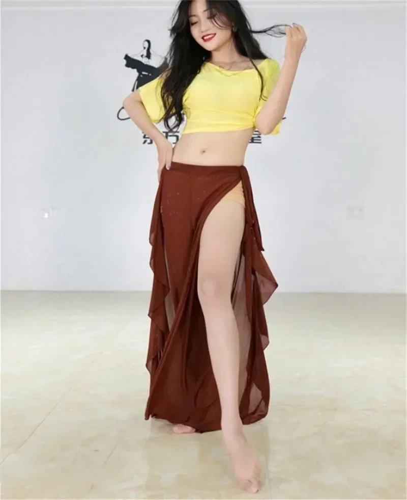 Костюм для взрослых танца живота женский сексуальный короткий топ комплект