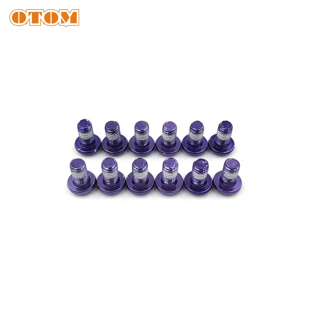 

Установочные гайки OTOM для велосипеда, передние тормозные винты для дисков, болты m5x10 мм, T25, тормозные, разноцветные, 12 шт.