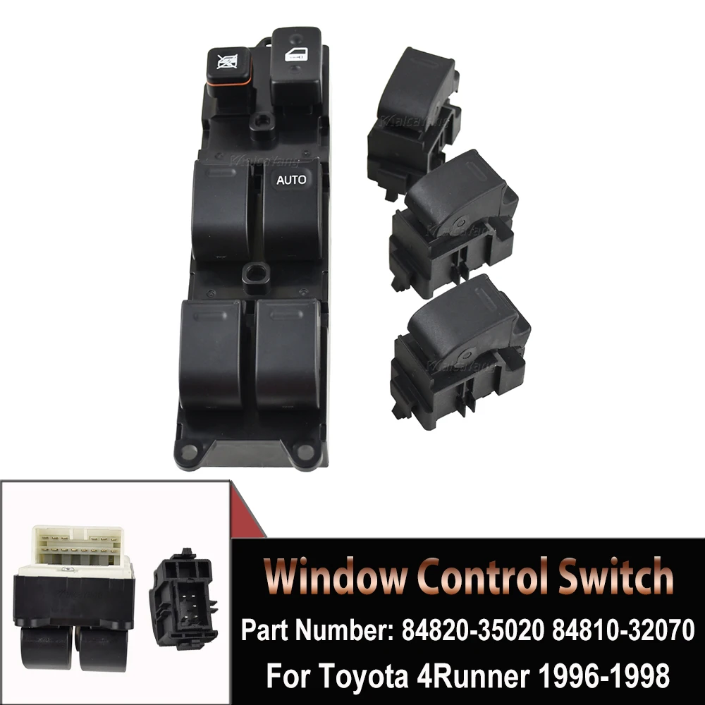 

Top Quality 14 Pins Power Window Master Switch 84820-22310 For Toyota Land Cruiser 80 Series 1990-1998 8482022310 Auto Parts