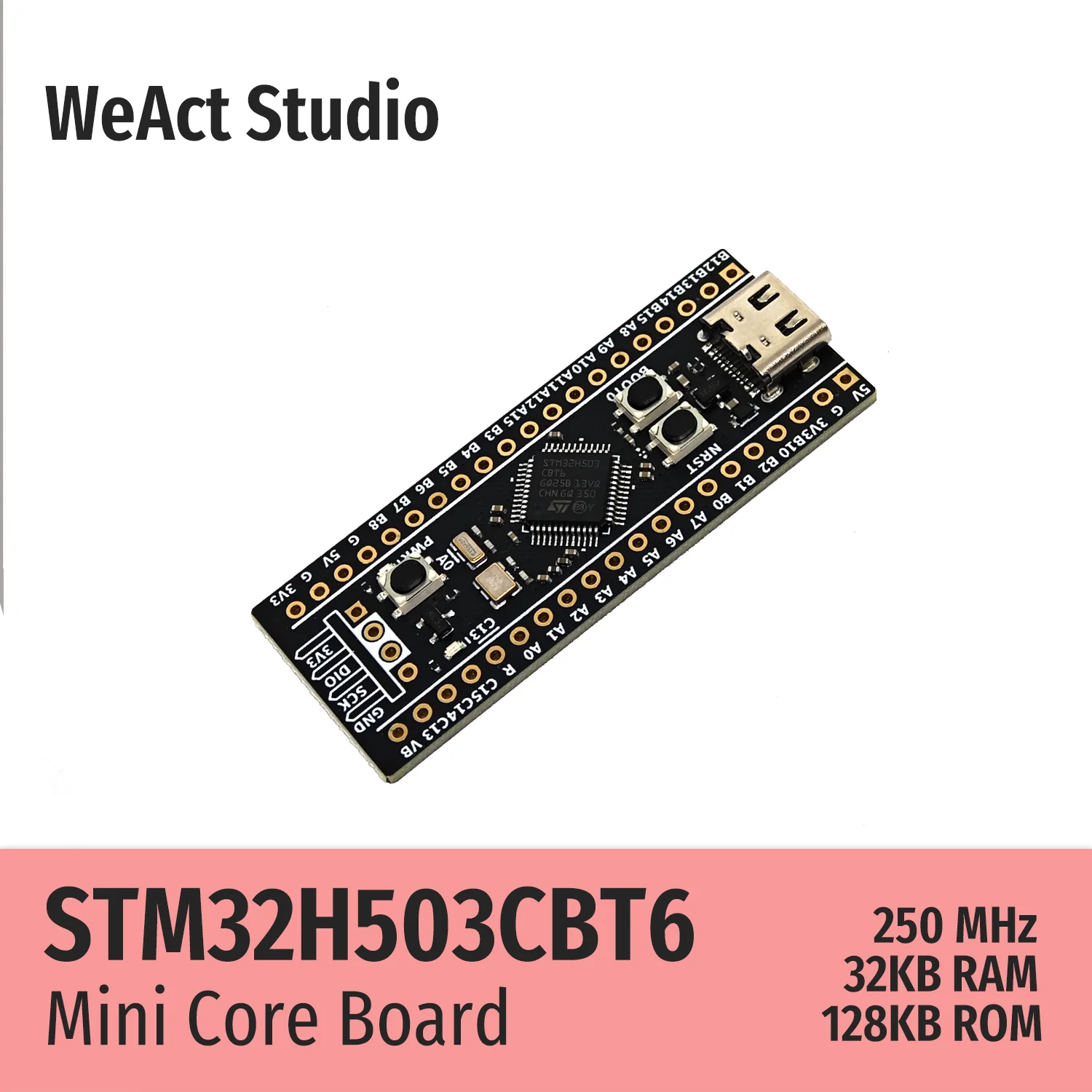 Основная плата STM32H503CBT6 STM32H503CB STM32H5