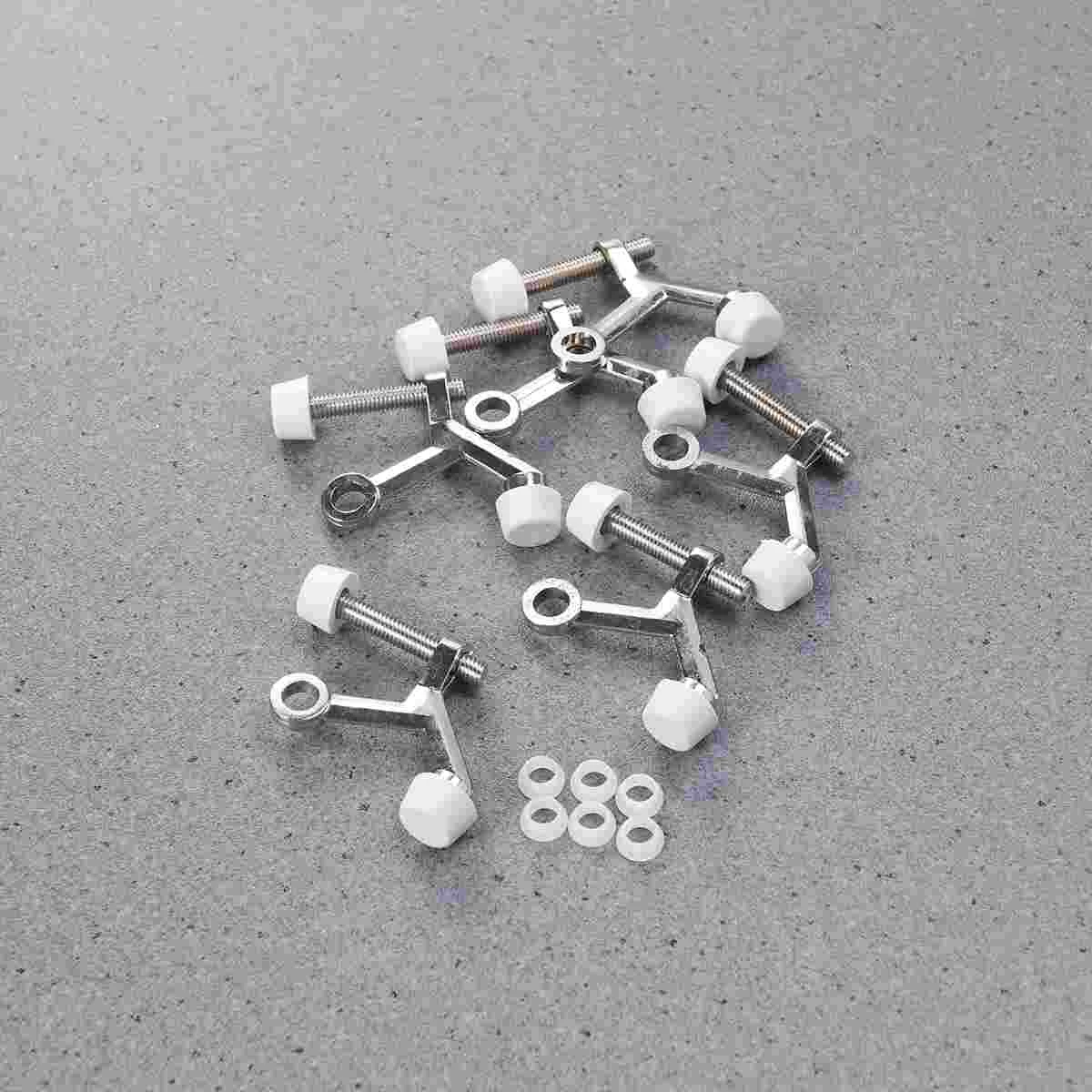

6 Heavy Duty Hinge Pin Rubber Door Door Bumpers for Hinged Doors