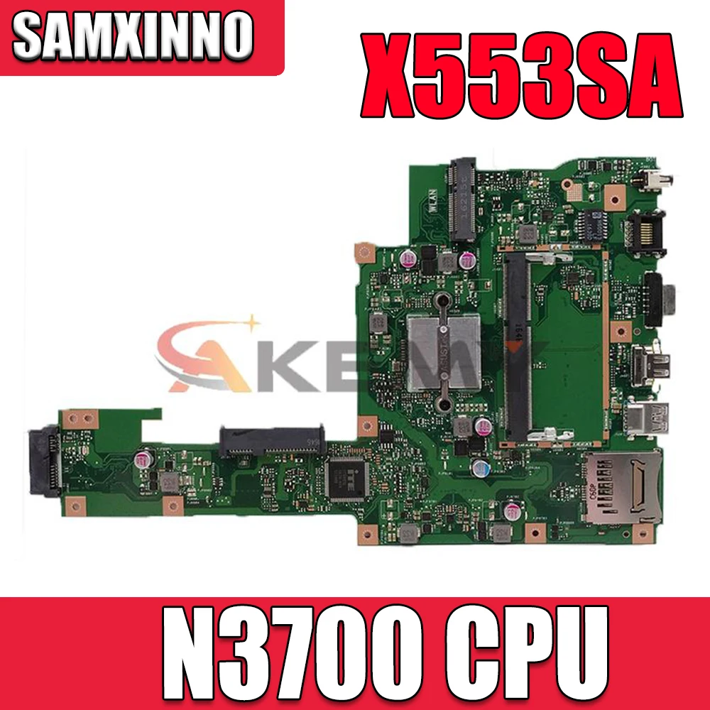 

Материнская плата X553SA с процессором N3700 REV 2,0 для ASUS X553S X553SA, материнская плата для ноутбука 60NB0AC0-MB1050, протестированная, рабочая, бесплатная до...