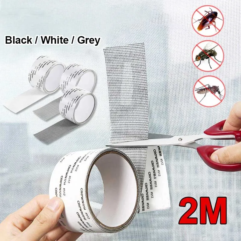 

Anti-Insect Fly Bug Door Window Repair Tape Mosquito Screen Net Household Tapes Patch Adhesive Window Durable Repair Mesh Tape