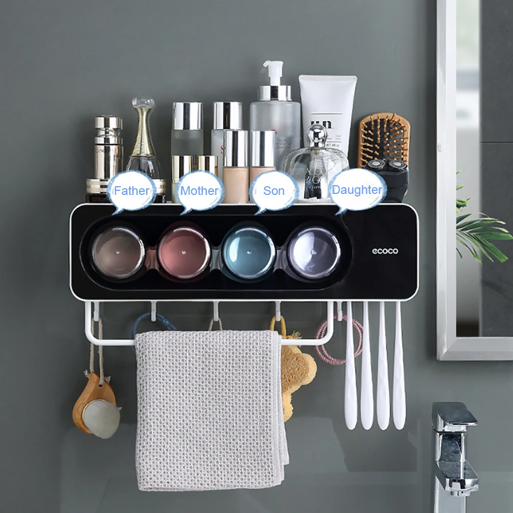 

Bathroom Shower Shelf Organizer Rack No Drilling Wall Mount Towel Toothbrush Holder Shampoo Tray Stand