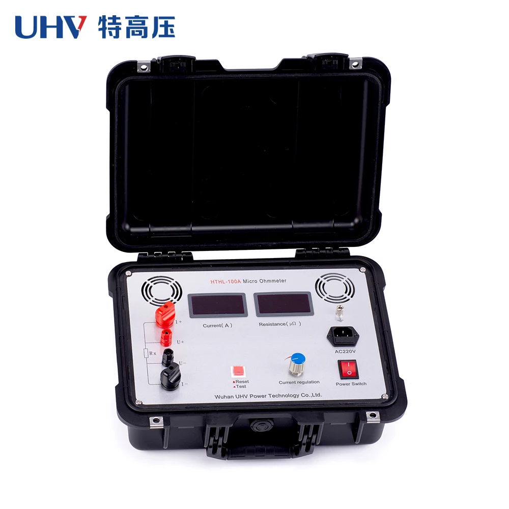 

HTHL-100A High Voltage Circuit Breaker Loop Resistance Tester Contact Resistance Tester Micro Ohmmeter