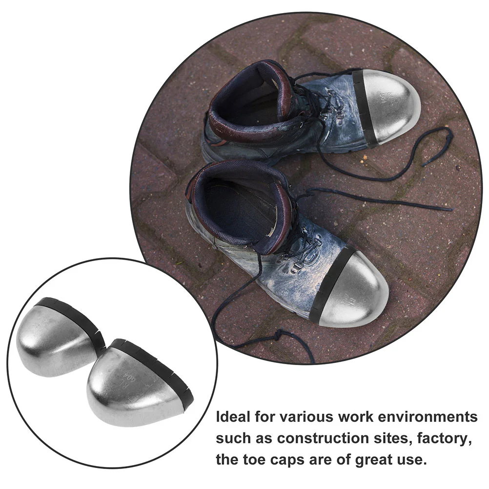 Защитная обувь. Железные чехлы для носков обуви. Стальные бахилы. Кепка