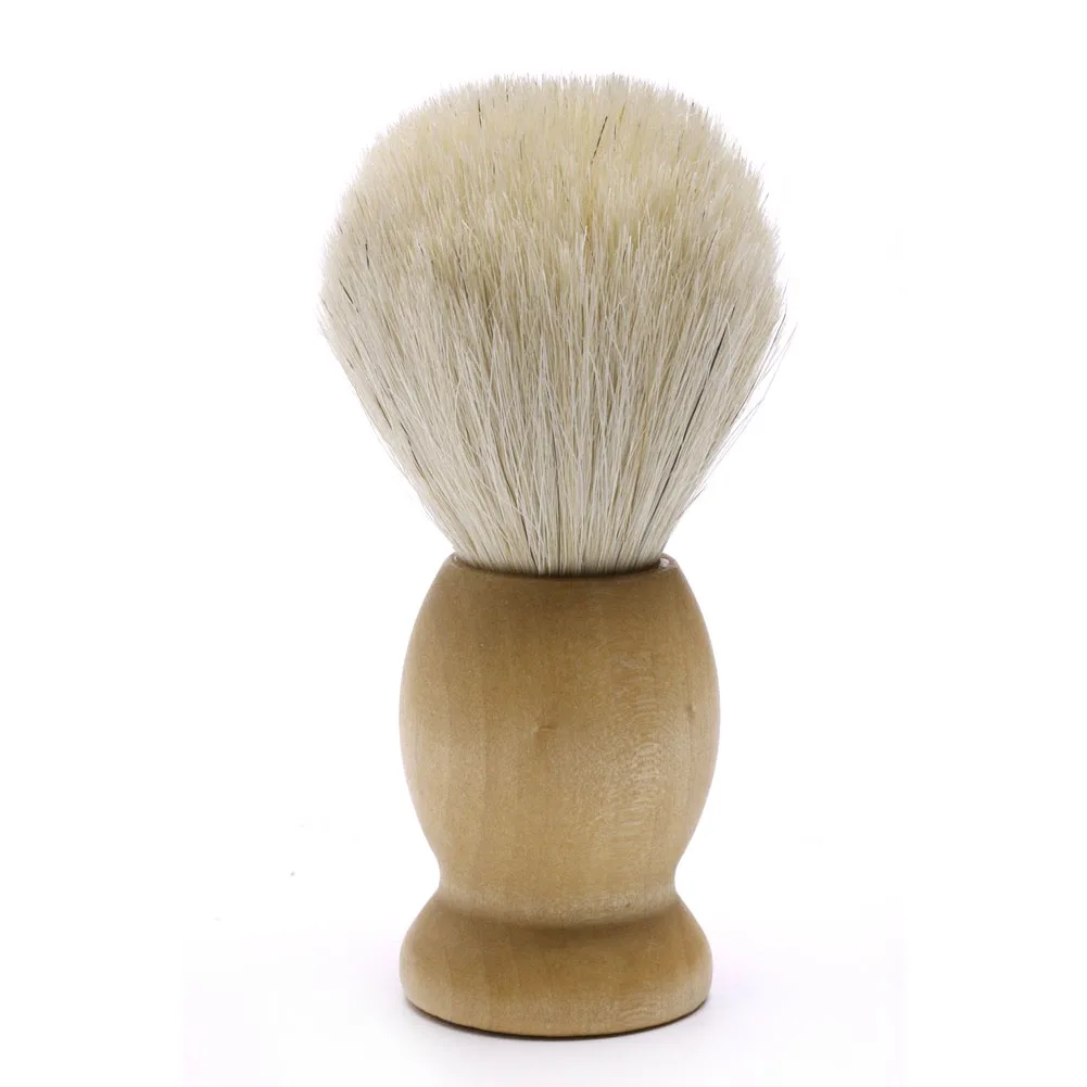 

Men Shaving Bear Brush Best Badger Hair Shave Wood Handle Razor Barber Tool New